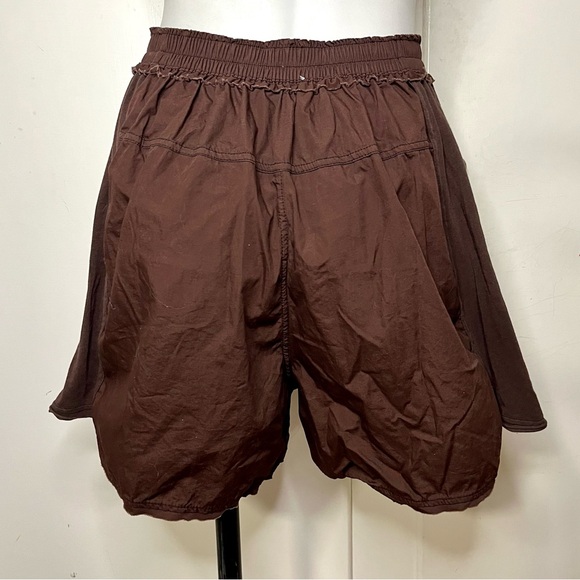 Free People Intimately Brown Perfect Pima Lounge Boxer Shorts XS - Picture 4 of 5